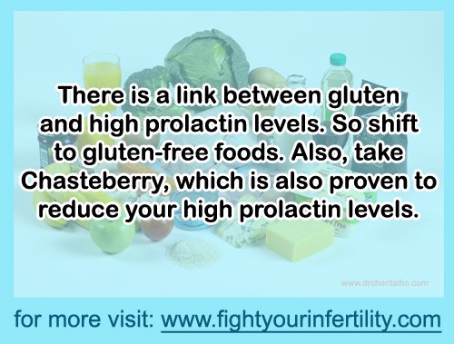 how to reduce high prolactin levels naturally, foods that reduce high prolactin levels