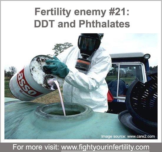 chemicals linked to fibroids, DDT and Phthalates