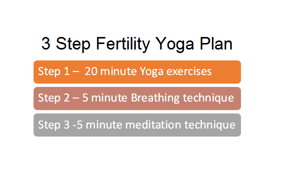 3 Step Fertility Yoga Plan