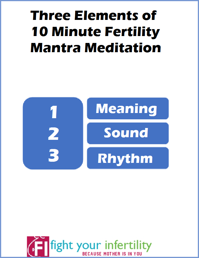 3 Elements of Fertility Mantra Meditation